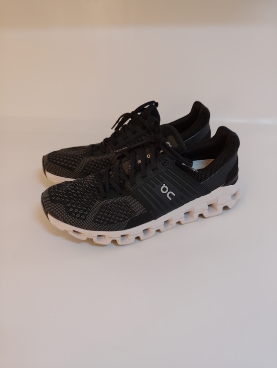 On Clouds Shoes - On Cloud Women's Black and White Running Sneakers